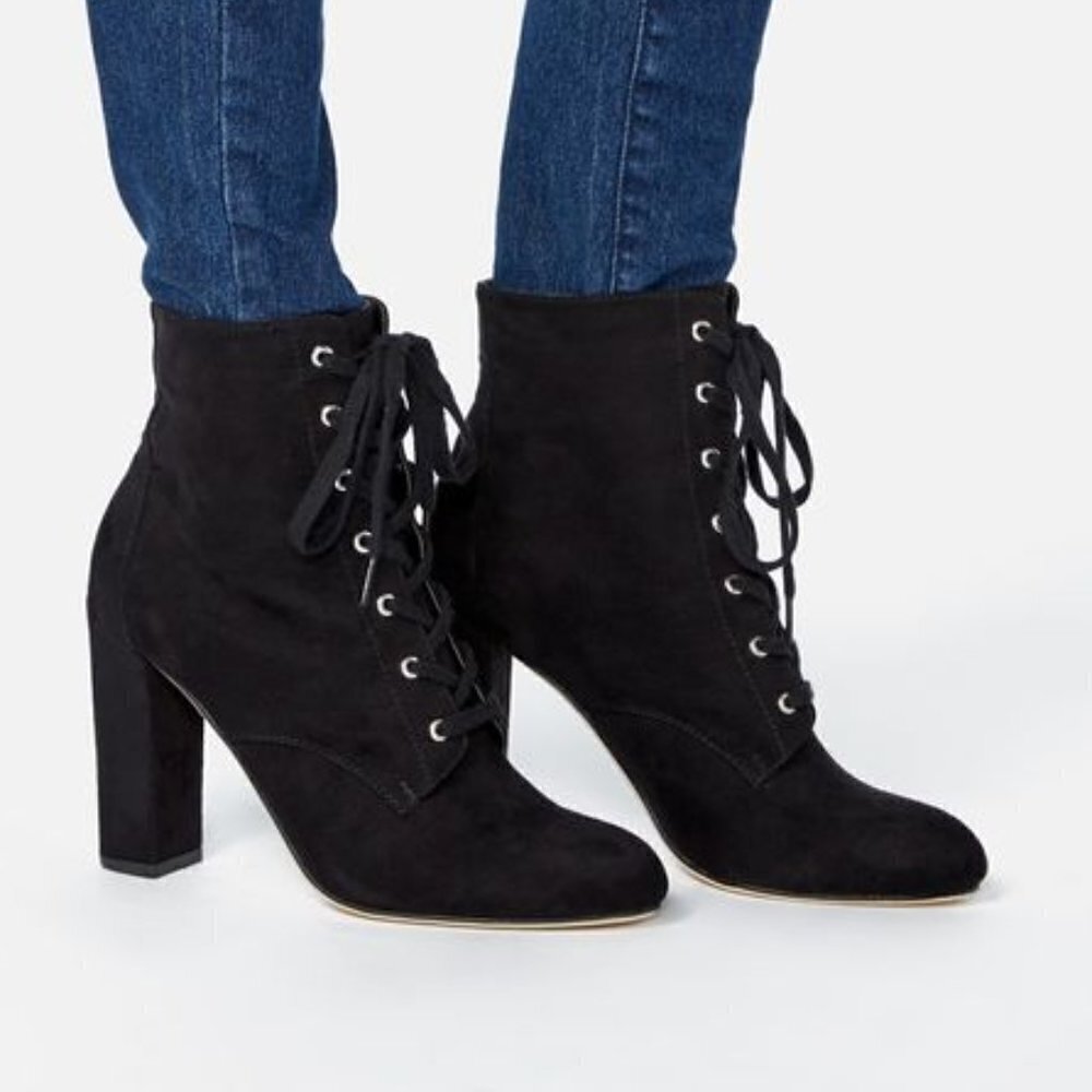COPJustFab Autumn Daze Lace-Up Bootie 9.5
